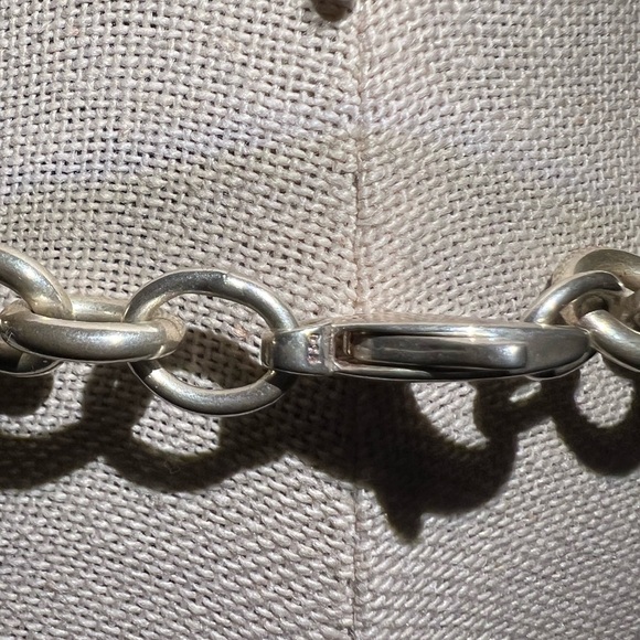 Vintage Tiffany & Co blank heart tag 15.5 chain necklace hard to find - Picture 10 of 10